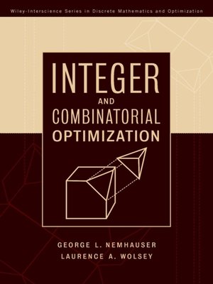 cover image of Integer and Combinatorial Optimization